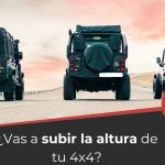 Altura 4x4 ¿se puede subir sin homologar?