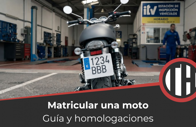 Matricular moto en España para pasar la ITV y cumplir la normativa de tráfico